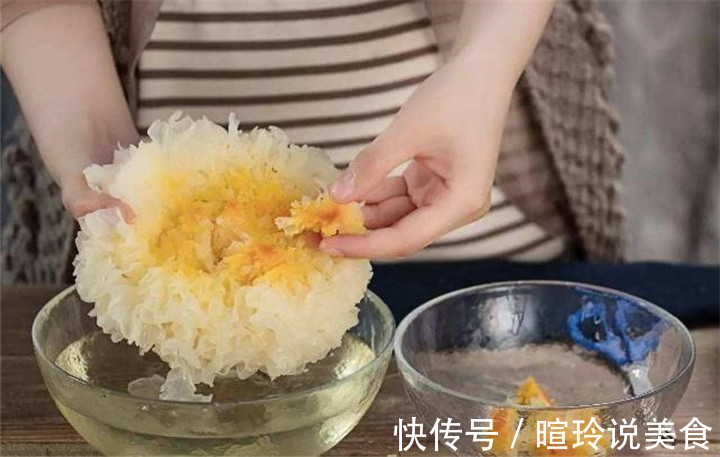 泡银耳时，用热水还是凉水掌握这3点，银耳“出胶”又快又多！