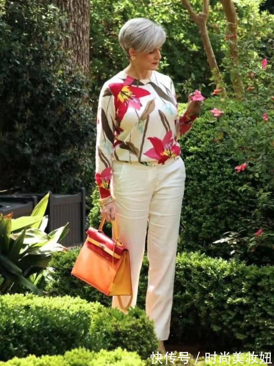 时尚博主|这才是“微胖奶奶”该有的穿搭,简单穿搭高级感,气质都升华了