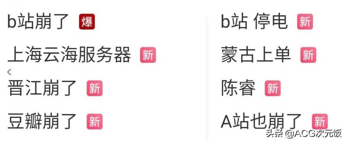 蒙古|B站停电平台短时崩坏,陈睿黑历史被重提,但股价却暴涨了