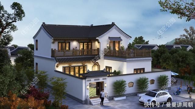 建筑|30万回农村建养老房,能栽花还能养鸡鸭,邻居要把门槛都踏破