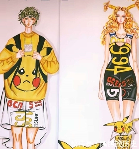 同是“卡通人物”设计衣服,忍了皮卡丘,看到海绵宝宝一眼沦陷