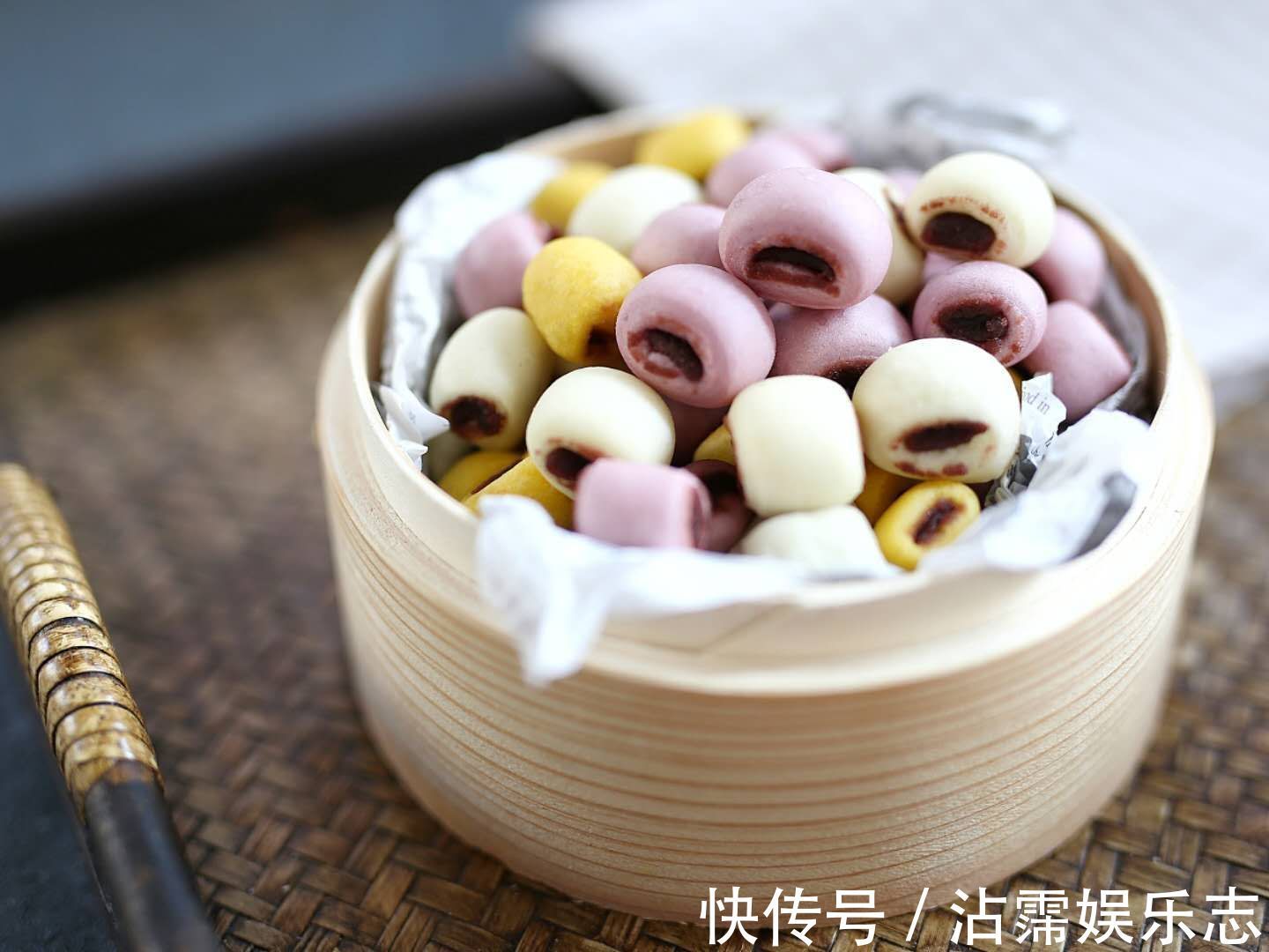 豆沙馅|馒头花样新吃法,儿子一次能吃20个,柔软香甜,好看又好吃
