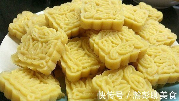 自制“绿豆糕”，不加一滴水，不用烤箱，吃着比买的香