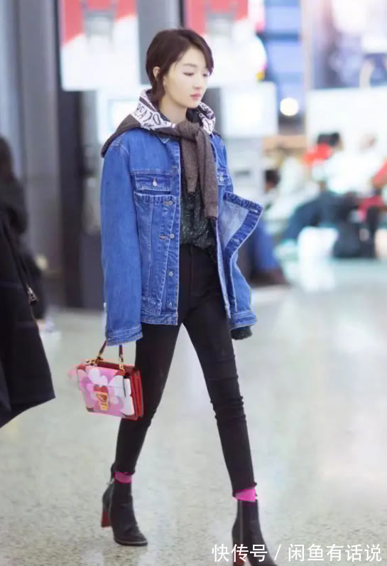 短靴|小个子不一定穿裙子才好看，今年流行九分裤+靴子，显高还提气质