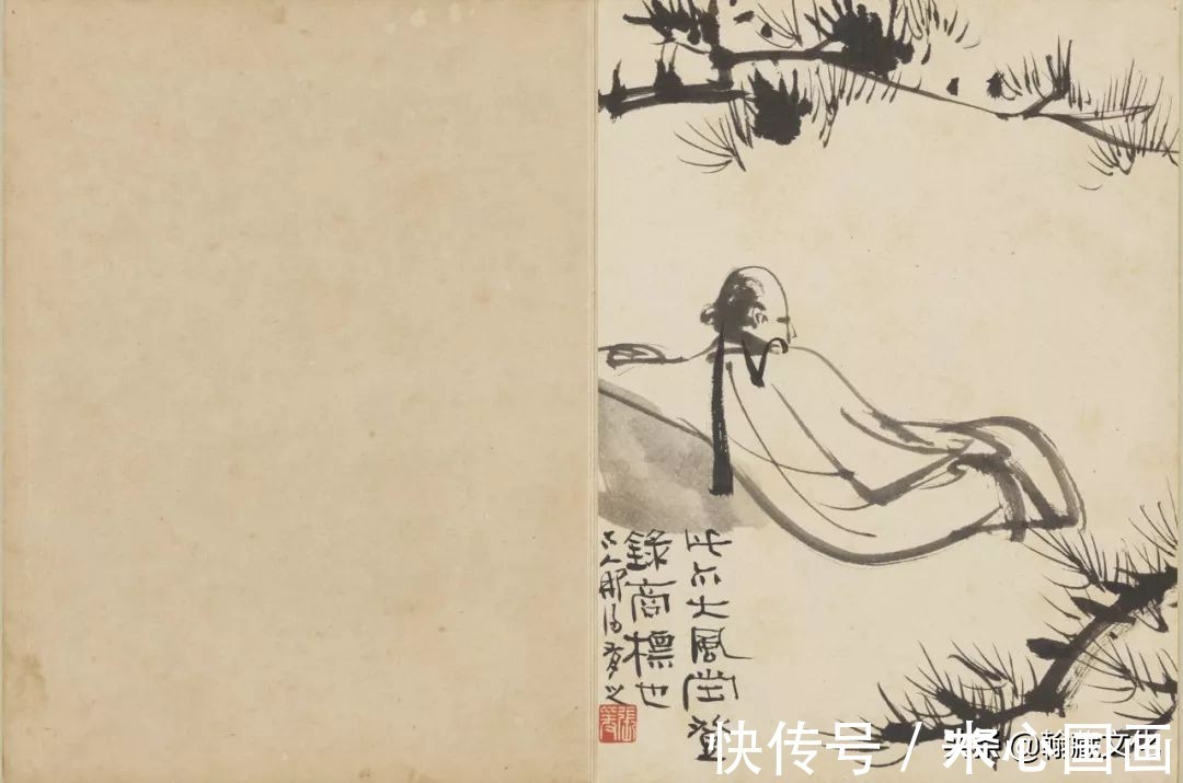 郭有&张大千先生旅居巴黎时期的三套册页