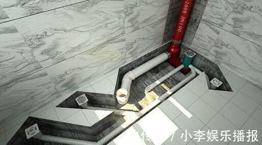 排水|卫生间装修,头次见把地面划开几道布水管,师傅说排水快又好看