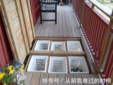 小户型|以后阳台学他这样装,抬高30公分,做个甲板地台,啥都能塞里面!