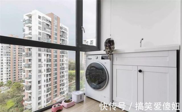 电视柜|85㎡小复式，开放式客餐厨十分敞亮，木凳电视柜个性又可爱