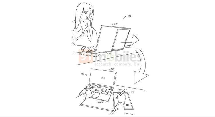 专利|联想展示新技术专利 笔记本内置可拆卸式平板
