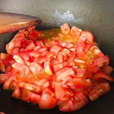 番茄金针菇虾滑汤