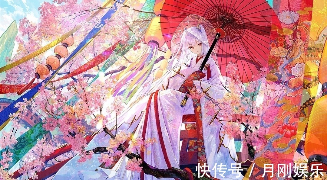 插画$充满幻想世界的插画,用色绚烂绮丽,光影特效很赞