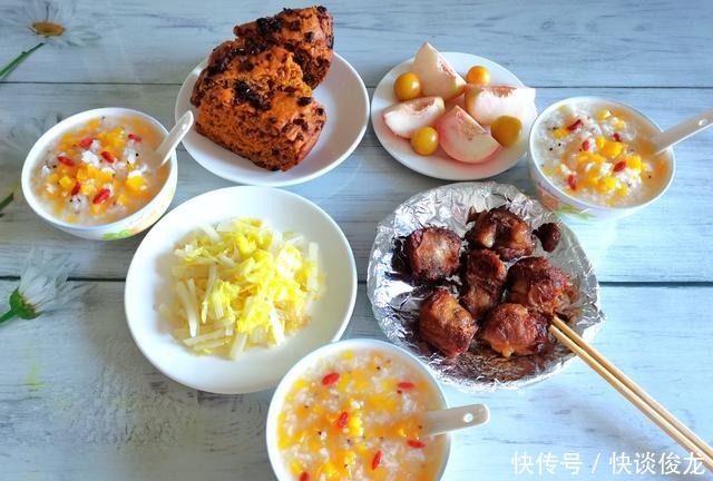 三伏天的早餐意外走红,天热早餐更精美营养足,网友:生活美如诗