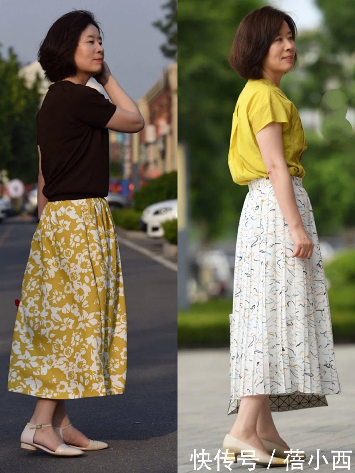 中年|五六十岁的中年女性,要多穿半身裙,毫不费劲地提升高级优雅感