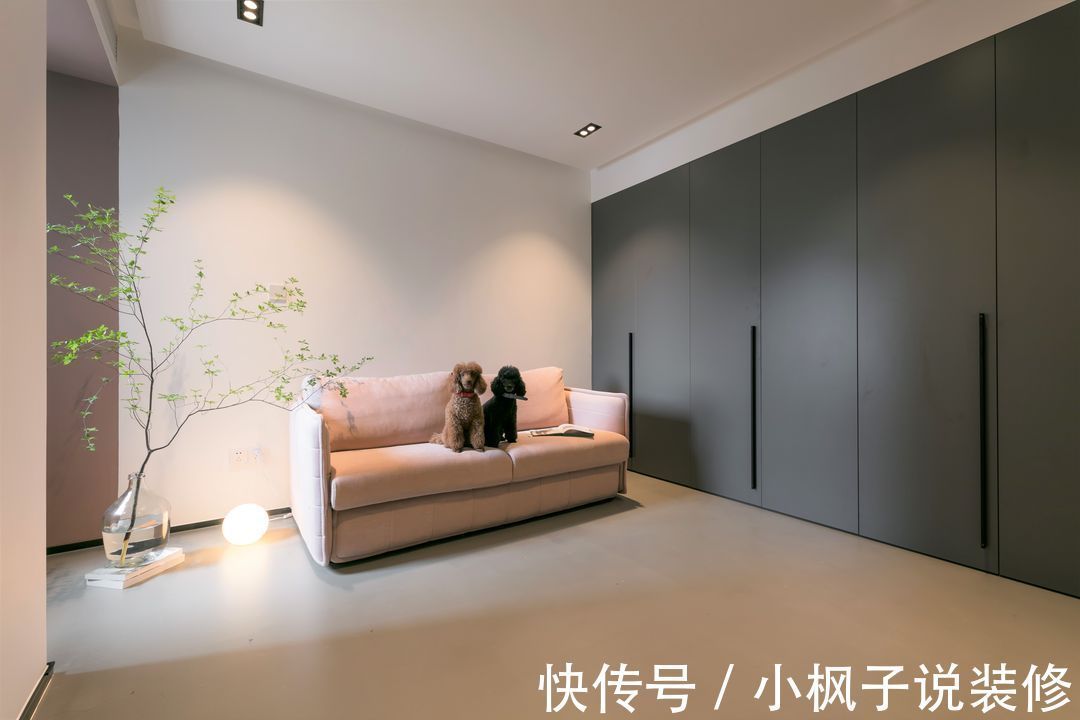 地板|去客厅化设计,不铺地板不铺砖,100㎡的家反而更时尚大气