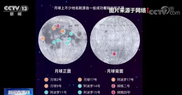 广寒宫 月球上中国地名达35个 祖先们的名字千年后出现在天上那轮明月