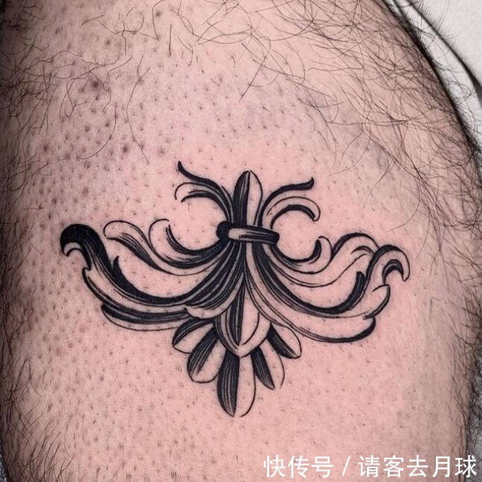 线条|每一根线条它们都在认真的表达自己 好看的线条结构纹身(一)