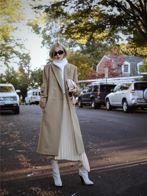 今年大衣越长越时髦！身高仅158的女生，穿上这几款，显高有气质