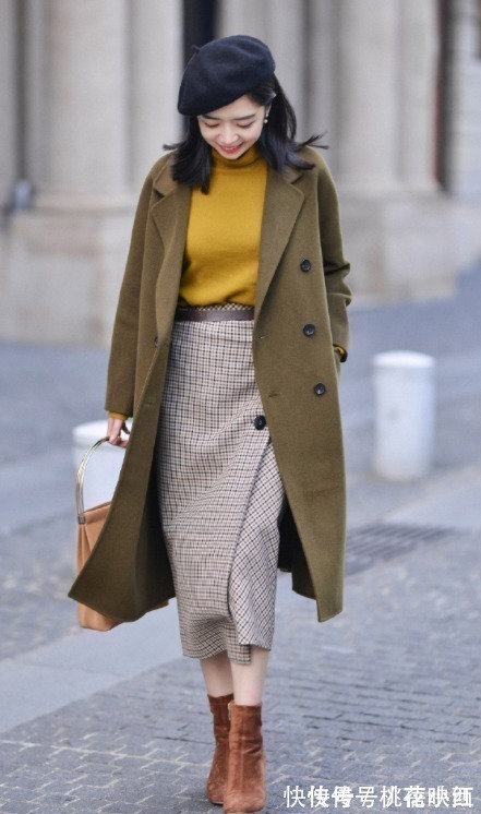 大长腿 秋冬还是穿“大衣”最高级,搭配毛衣、牛仔裤、半身裙时髦又气质
