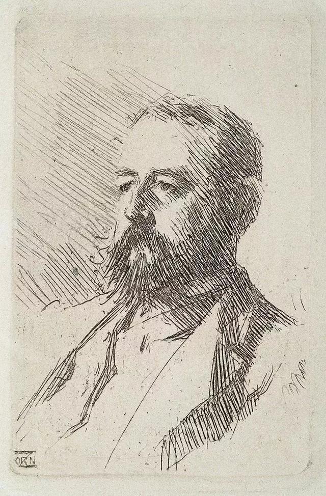 素描&20世纪初北欧著名素描大师,寥寥数笔就能捕捉到人物的神态,被誉为“线条的指挥家”