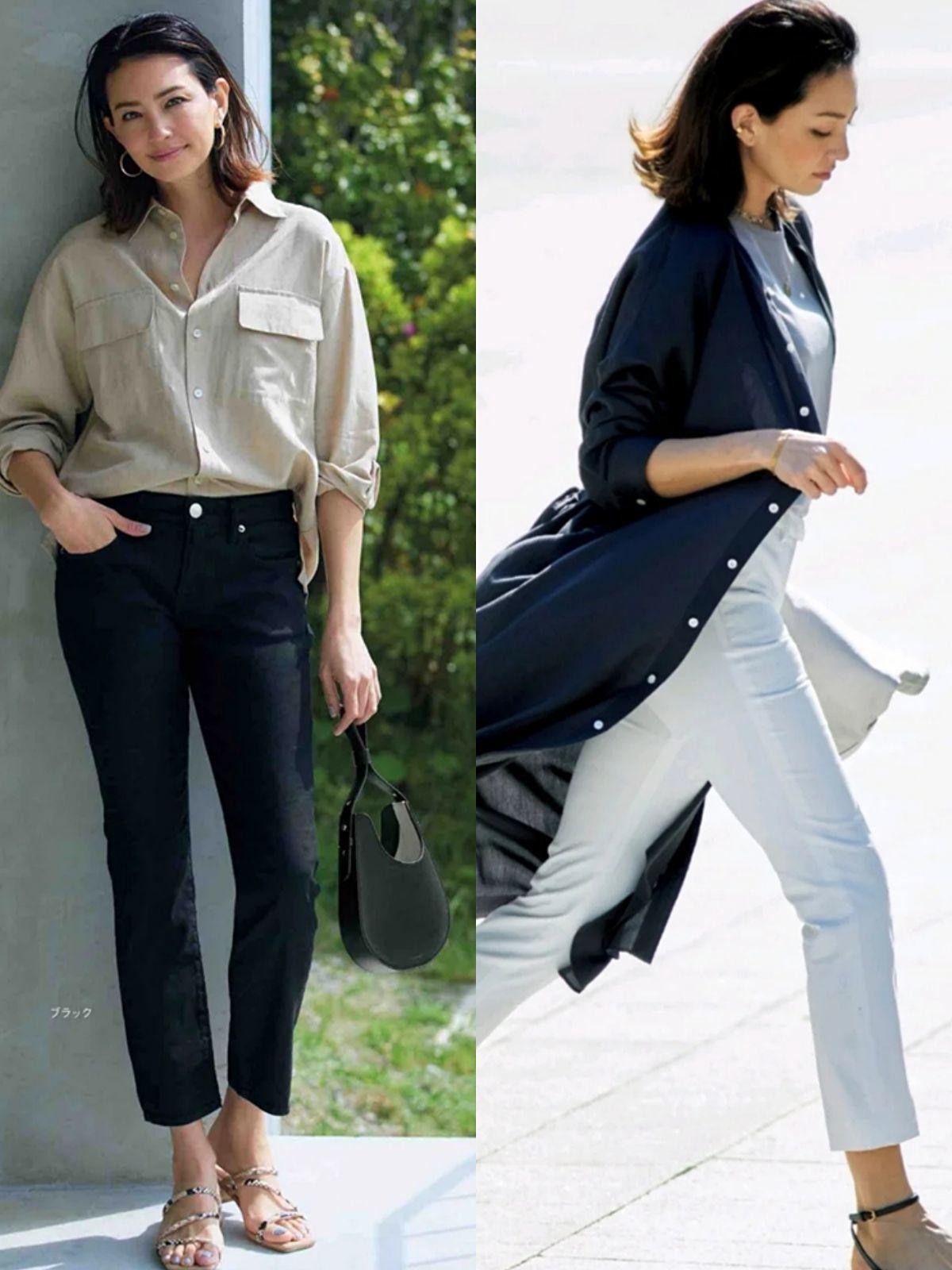 tips|40+女人穿衣要注重材质,学日本博主的简约高级穿搭,衣服不用多