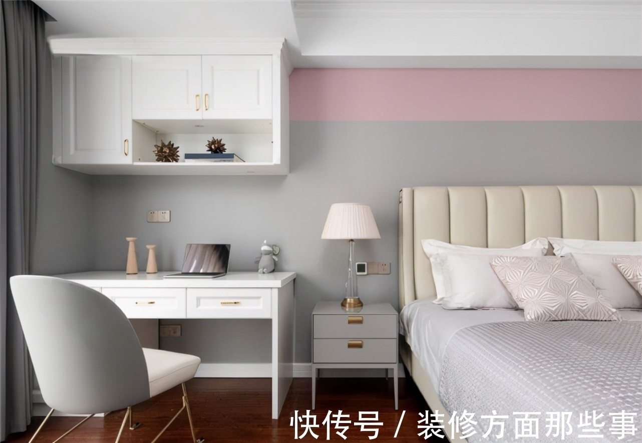 客餐厅|142平欧式风三居室，各个居室映衬的柔和淡雅，独立且相融