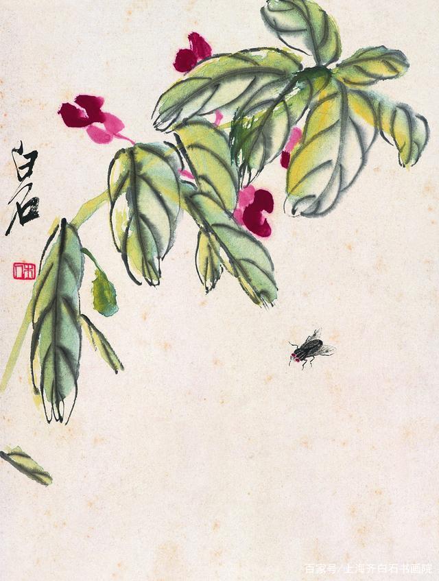 胡沁园|齐白石美术纪念馆签约画家、少白汤发周说，齐白石卖画小技巧，凡画草虫必加钱