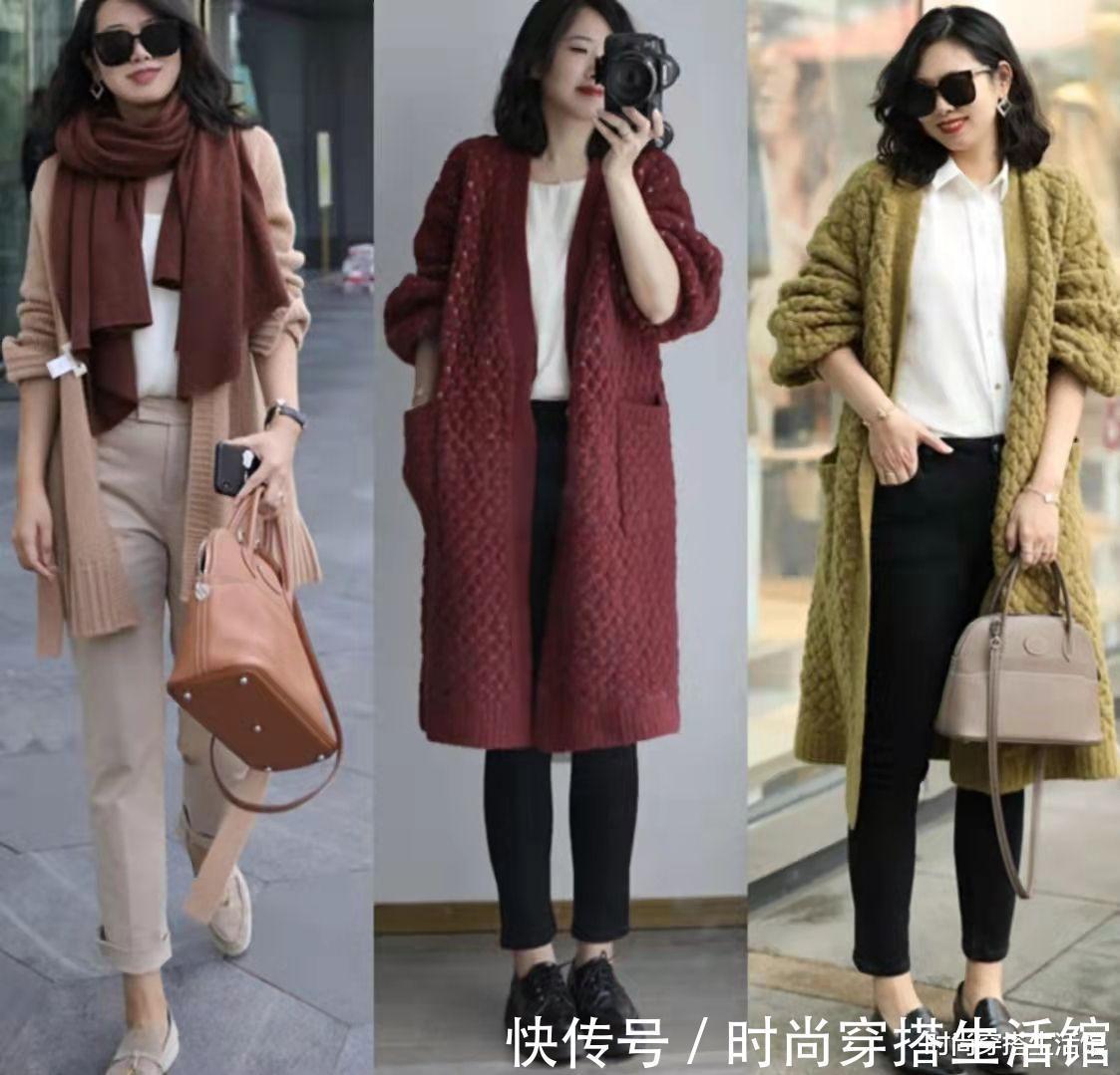 针织衫|天冷了,这才是真正适合小个子的冬季穿搭,不装嫩也不老气,真美
