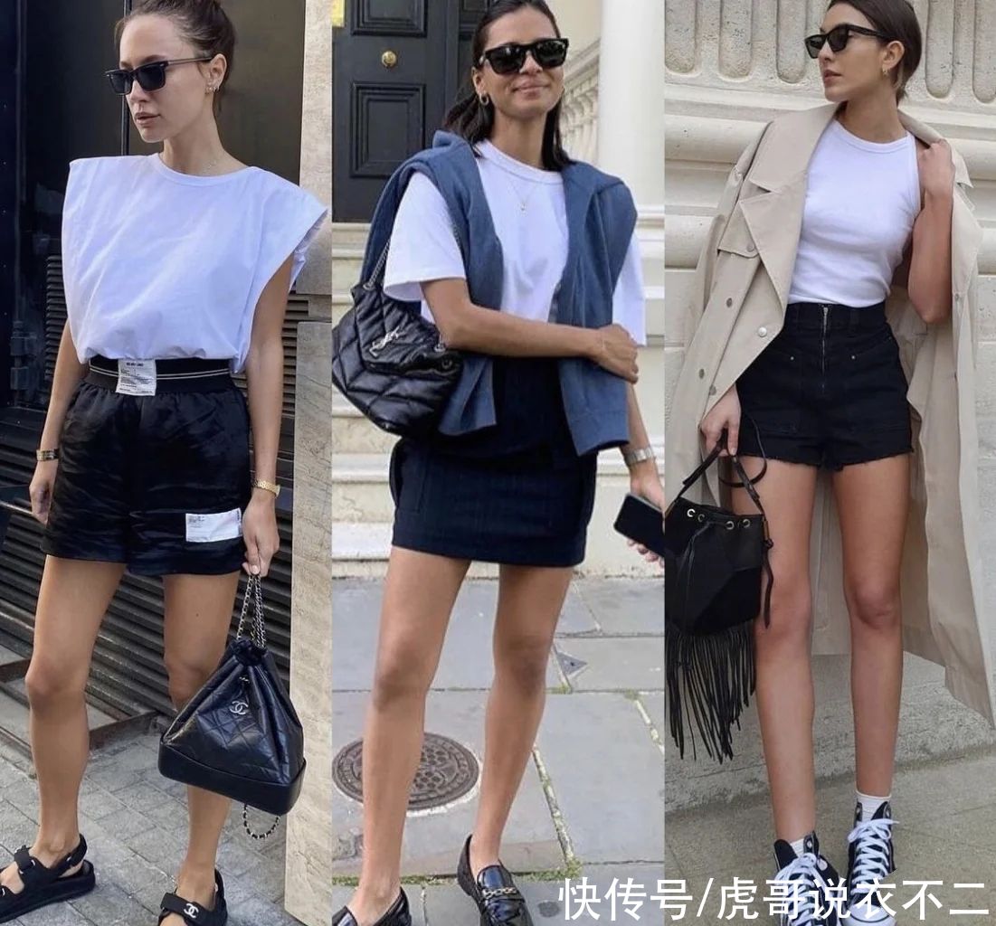 配色|中年女人夏季别总穿阔腿裤，掌握这4个技巧，短裤也能穿出潮流范