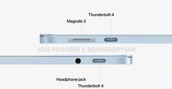 book|有望升级M2自研芯片！新MacBook Air渲染图曝光：白色刘海屏扎眼