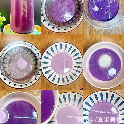 一层层|紫薯椰蓉卷 马蹄糕（毛巾卷）