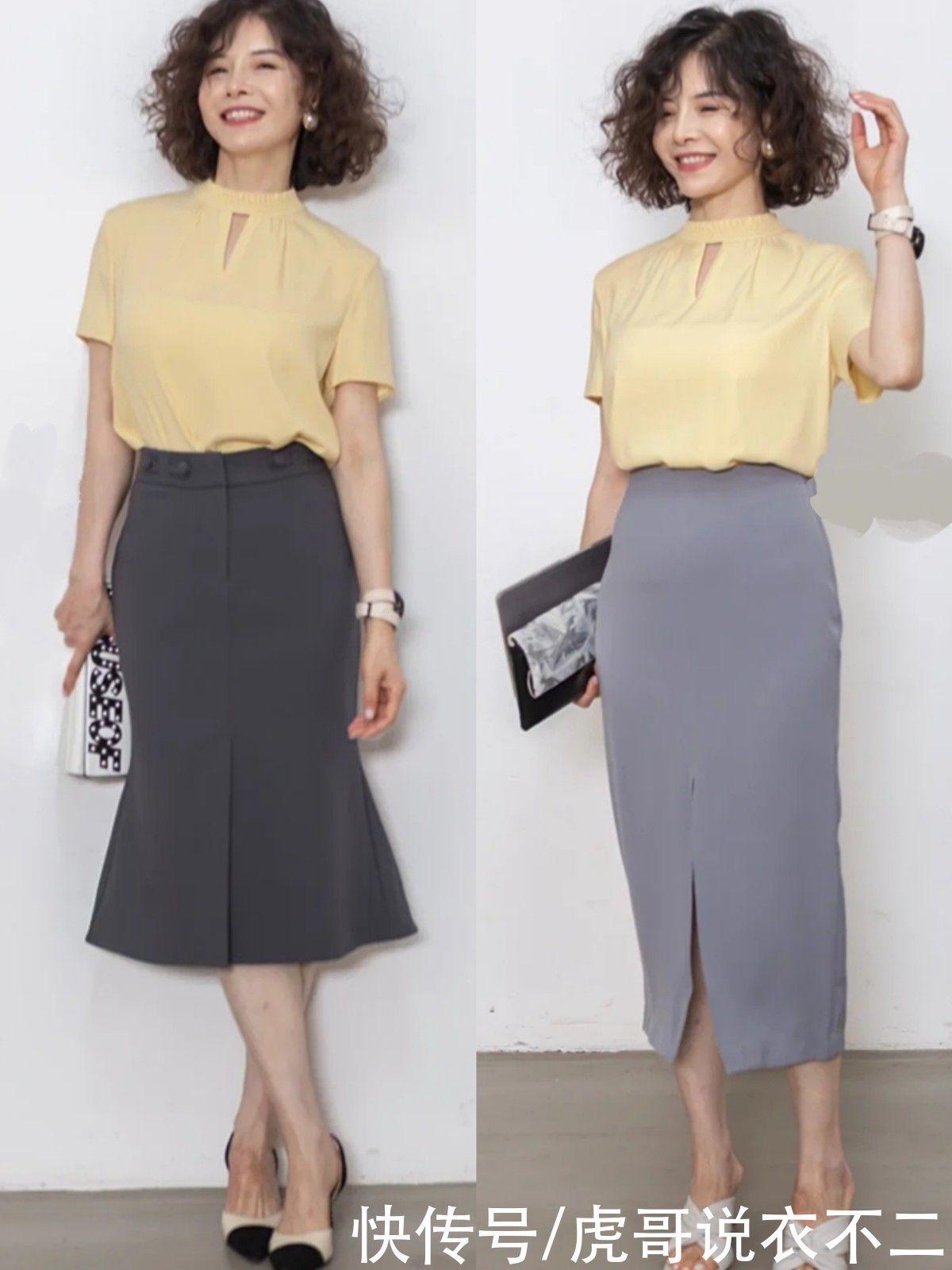 灰色 会穿“高级灰”才是高手,学大龄姐姐的搭配,年过50岁也优雅知性