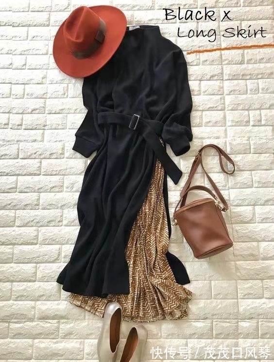 针织连衣裙 别找了,冬天最百搭的裙子还是“针织裙”,实穿气质不过时