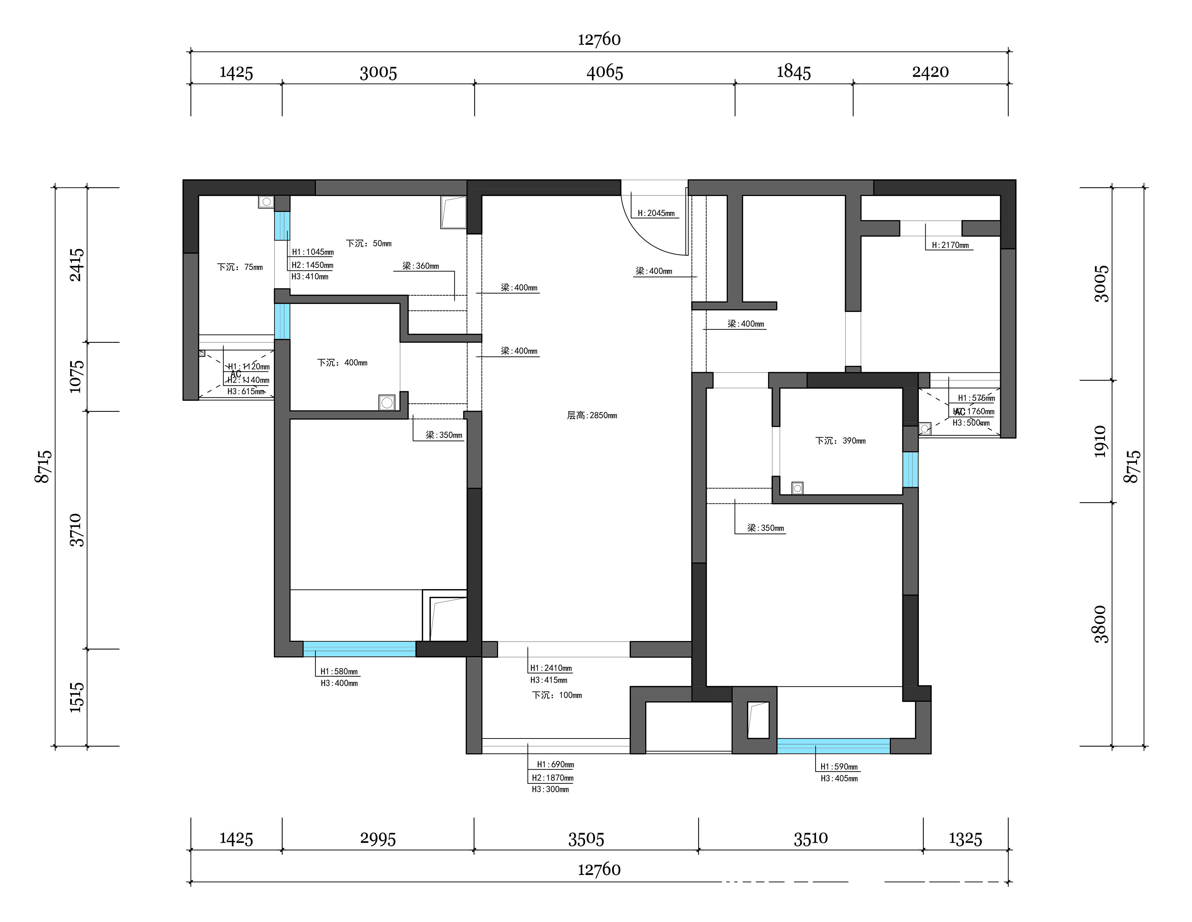 原木|保利观澜90㎡,文艺女青年的安闲