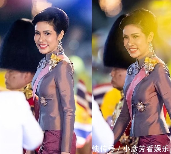 苏提达|诗妮娜不在眼前苏提达放松警惕?一身土豪金显俗气,直筒腰输贵妃