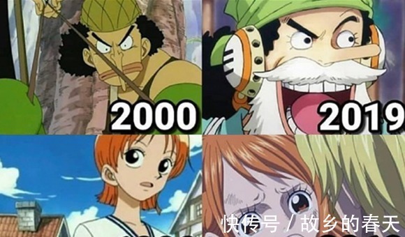 和之国|草帽团从初登场到和之国的变化,山治乔巴画风都变了,而索隆最惨