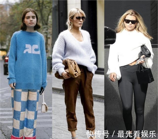 毛衣 毛衣百搭也不能随便穿，穿对了才是真时髦，几种穿搭法则快来看看！