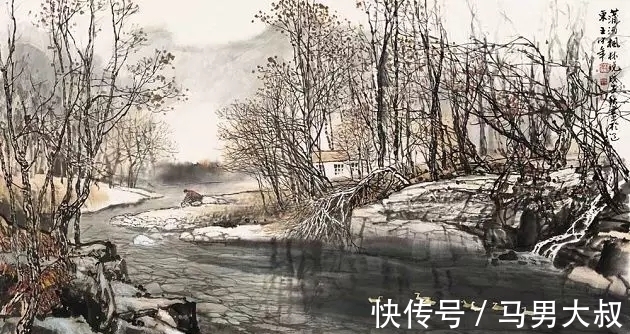 王中年&国画家|观王中年先生的山水画,有身临其境之感