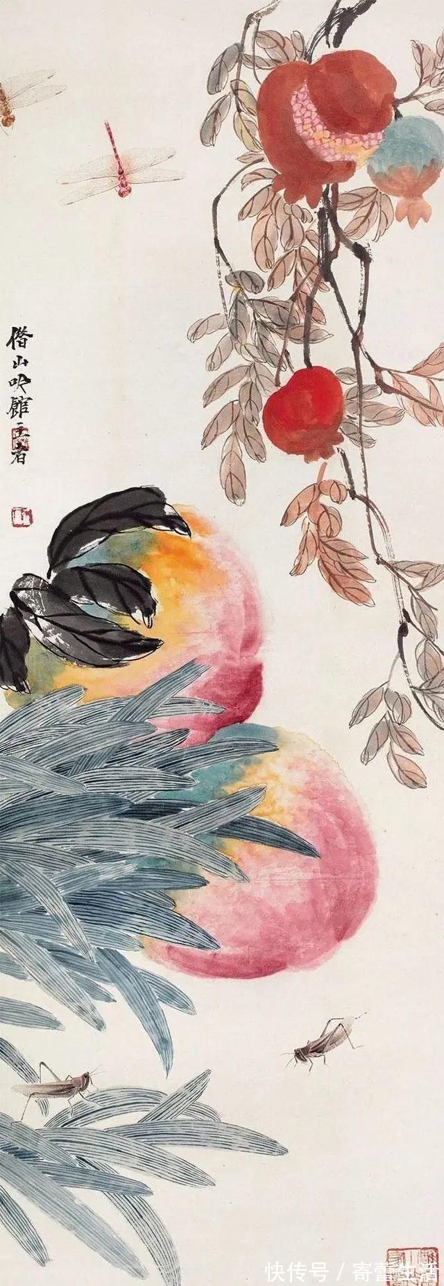 绘画！国画大师齐白石画中两个秘诀，一般画家难以企及