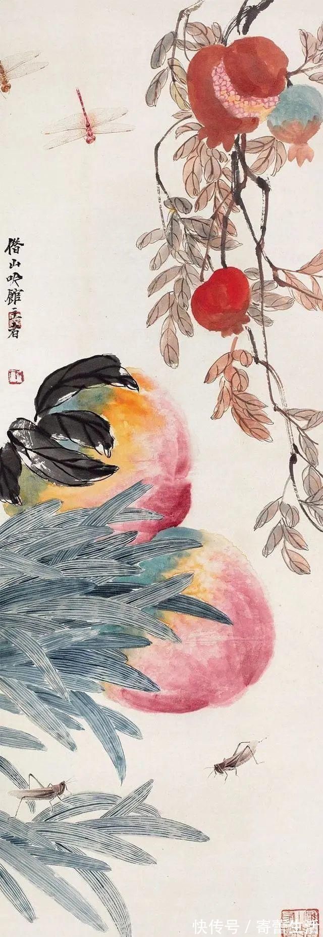 绘画!国画大师齐白石画中两个秘诀,一般画家难以企及