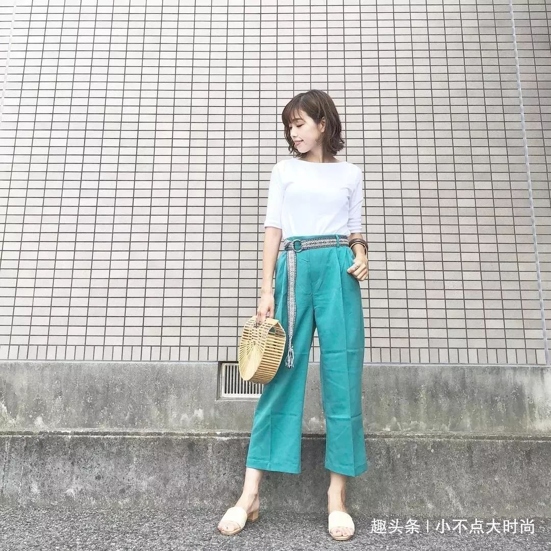 整套|日本小个子妈妈初秋穿搭真显高!简约又气质,适合所有小个子!