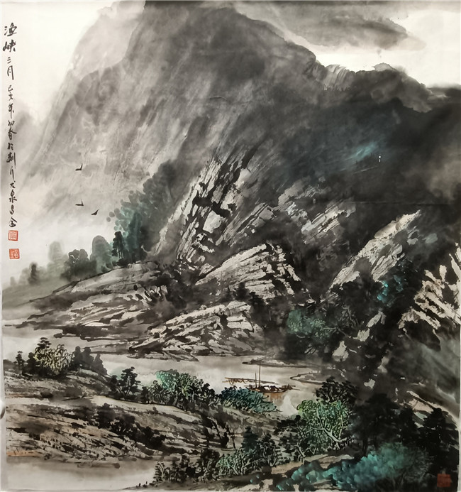 军事博物馆！艺术鉴赏网：画家严兄昌金的浩然笔墨谈（赏析）