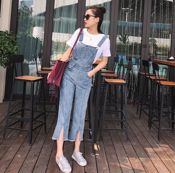 别以为穿背带裤就是“装嫩”,瞅瞅下面这穿搭,十分元气美腻