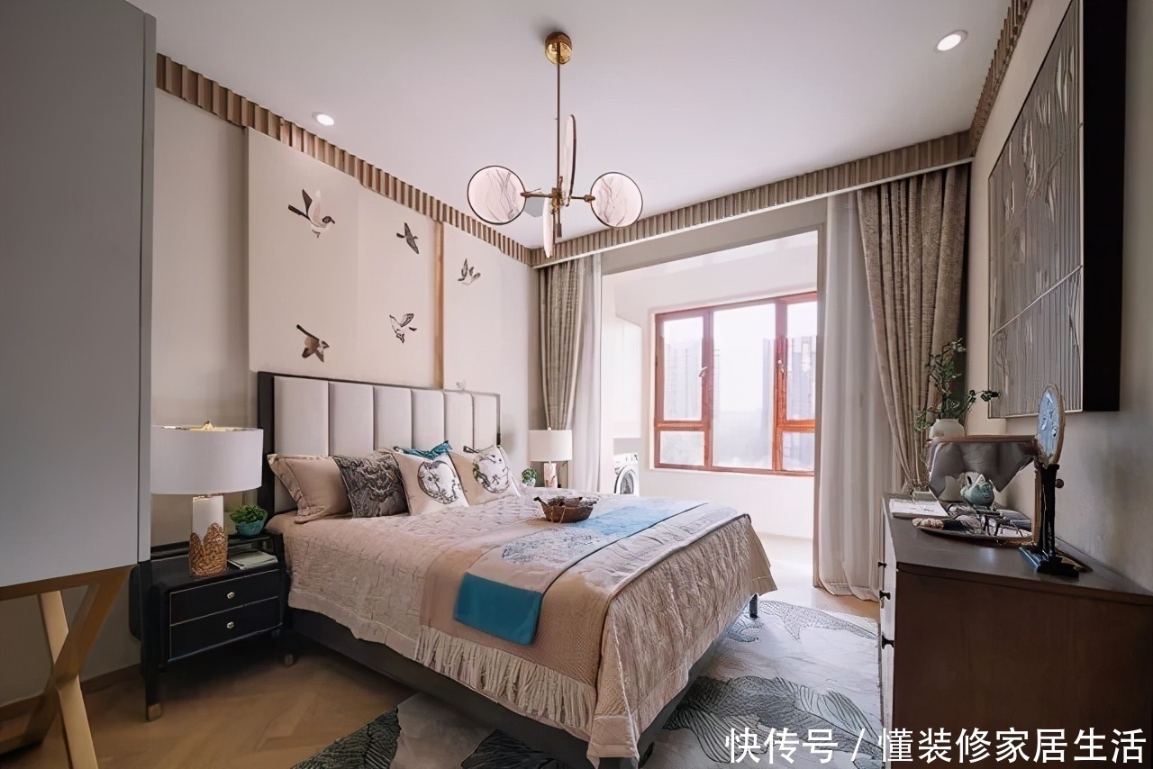 曼妙|不要小瞧新中式,学她家这样装修,轻奢又高级,住起来太大气了