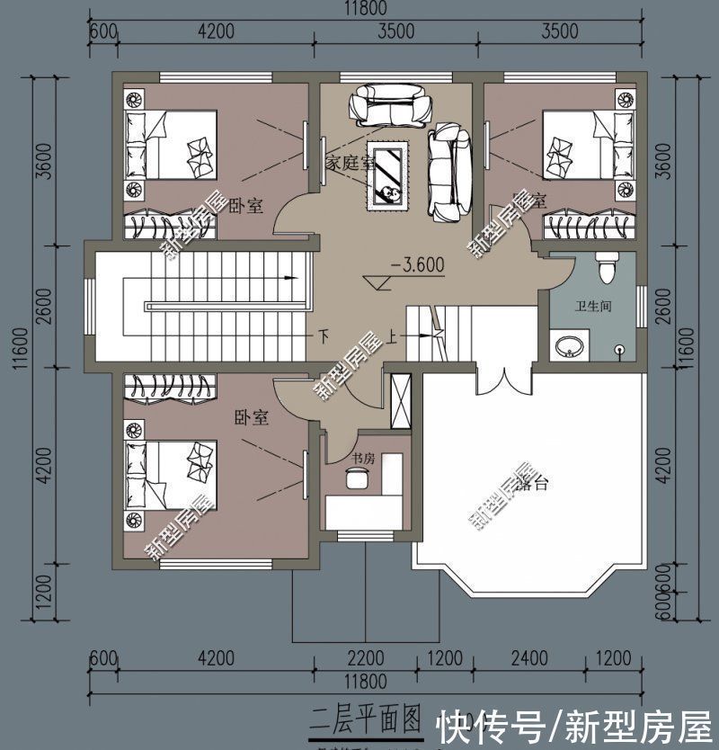 图纸|农村两层别墅怎么建才好看?推荐这10套图纸,总有一套适合你