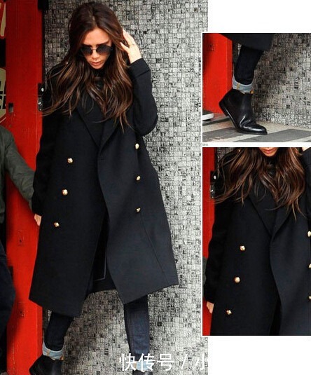 黑色大衣的经典搭配永远不过时,来看看“万能穿搭公式”!
