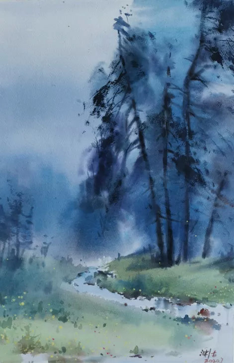西安美术学院&[第七届庐山水彩节邀请嘉宾]段渊古艺术作品展