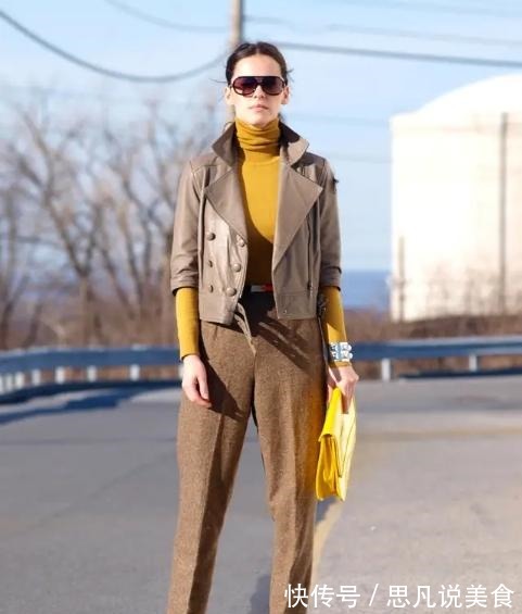 长筒裤 女人过40尽量别穿“一身黑”,瞧瞧马伊琍“大地色”搭配,太洋气