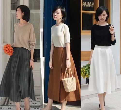 今年火了一款新穿搭，“针织衫+裙裤”，时髦好看，谁穿谁美