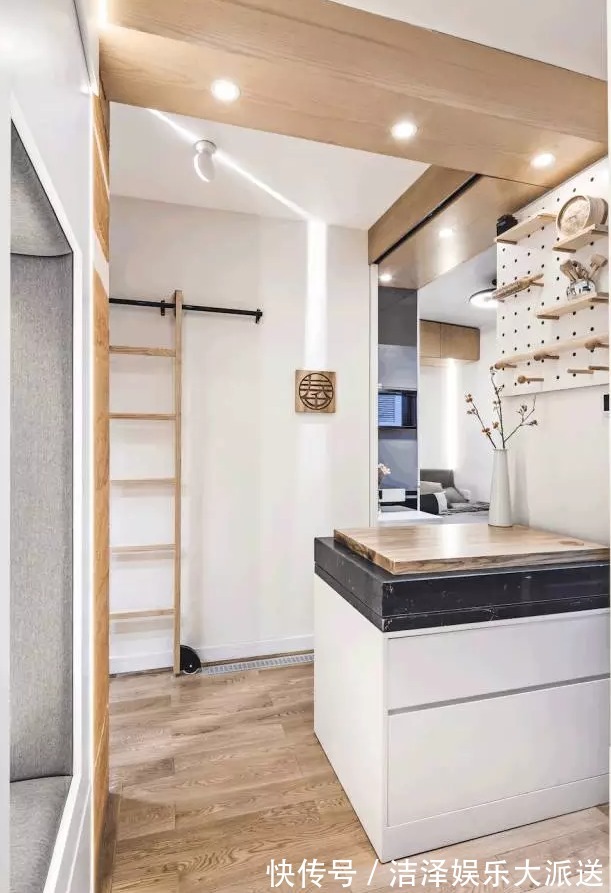 设计|34平住下一家5口不拥挤,一进门把人迷住,卧室设计超级棒!