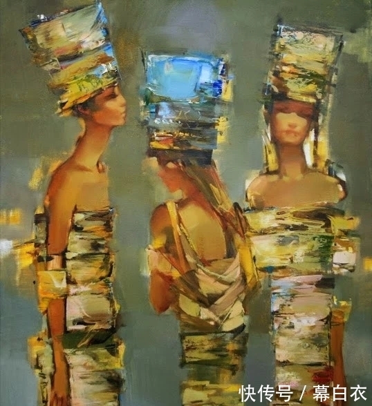 同时代#女画家斯卡菲娜,将女性描绘得如花般绽放